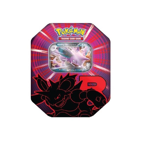Pokemon Tin da Collezione Tema Rocket - Nidoking Ex - ITA -