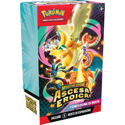 Pokémon Ascesa Eroica - Confezione 6 Buste - ITA -