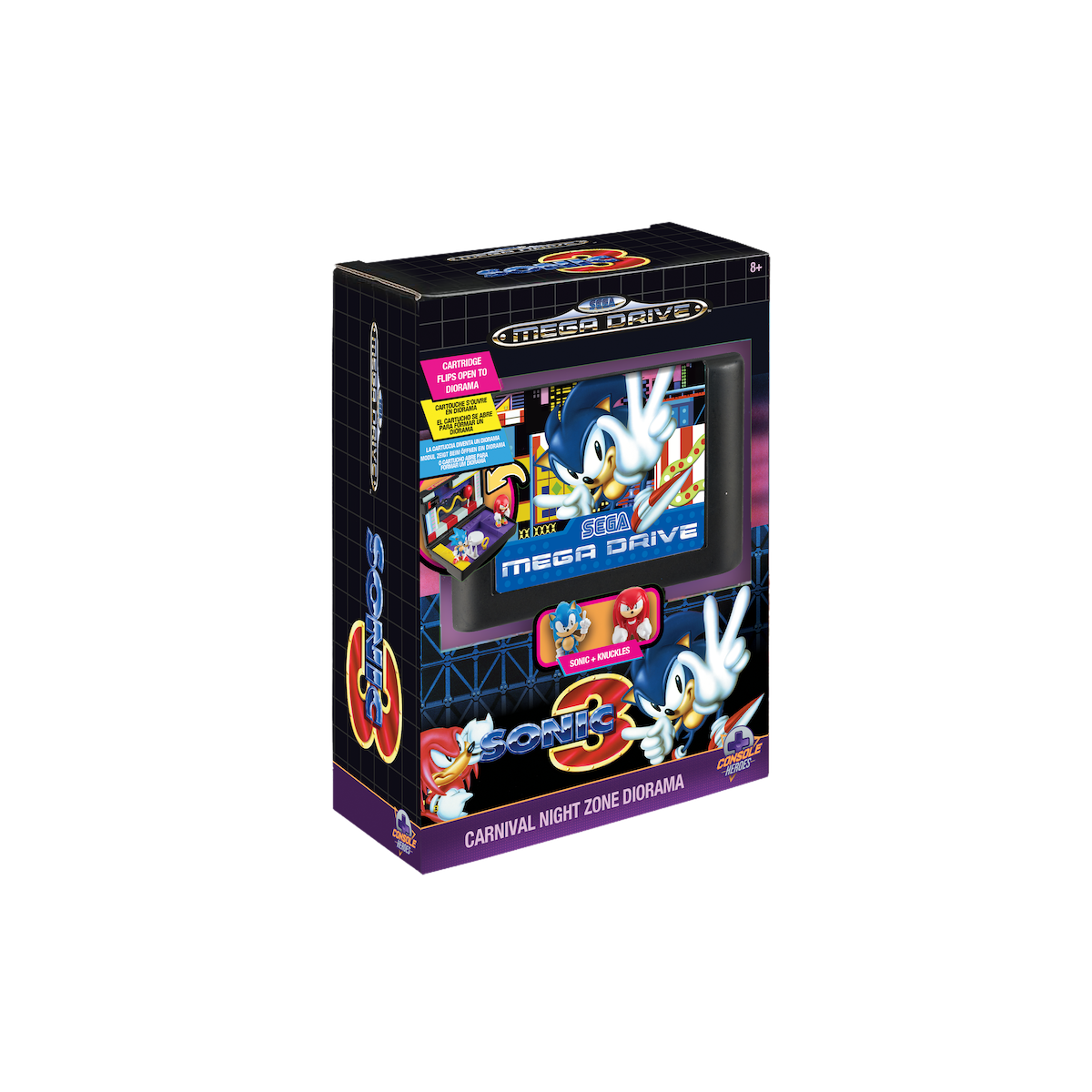 CONSOLE HEROES - Mega Drive Sonic 3 - Statuette 7cm