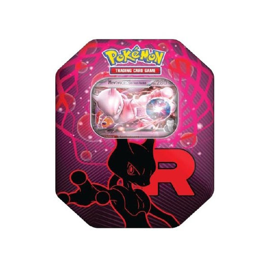 Pokemon Tin da Collezione Tema Rocket - Mewtwo Ex - ITA -