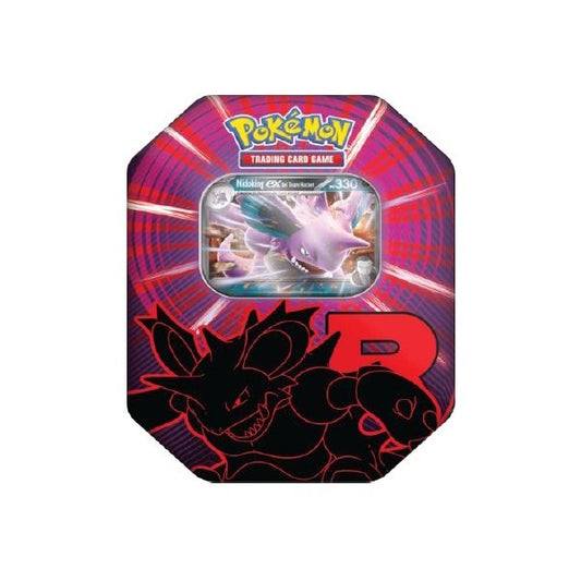 Pokemon Tin da Collezione Tema Rocket - Nidoking Ex - ITA -