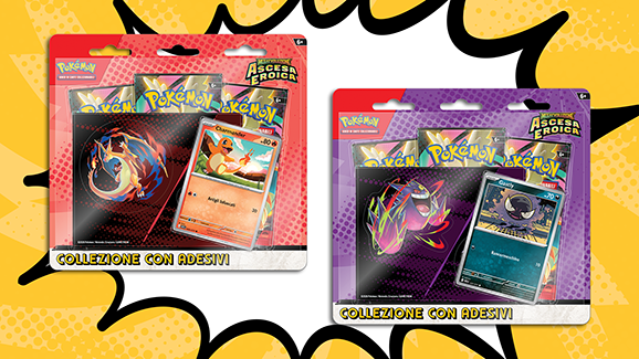 Blister 3 Buste D'Espansione Pokémon Ascesa Eroica - ITA -